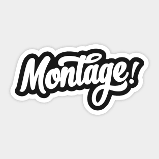 Montage Shirt Sticker